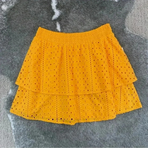 NWT Smocked Eyelet Skirt - Picture 4 of 11